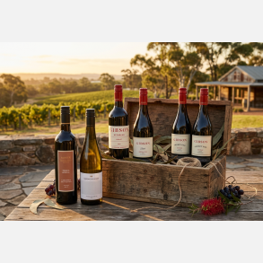 🍷Australsk smagekasse � En rejse gennem fem unikke vine🍷