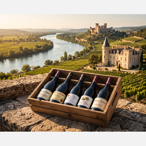 Rh�ne - Chateau Gardine smagekasse