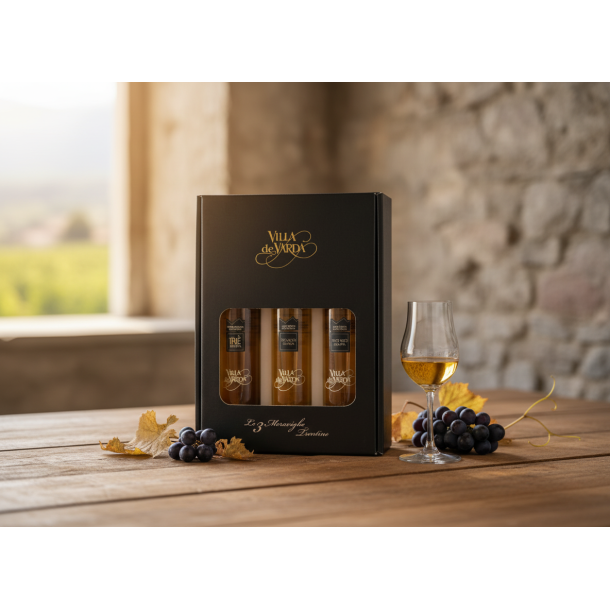 Grappa Maraviglia (�ske med 3 smageflasker 20 cl.)