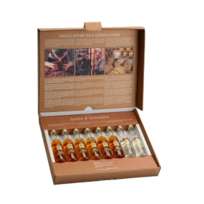 Grappa Assaggio (ske med 8 sm smageflasker)