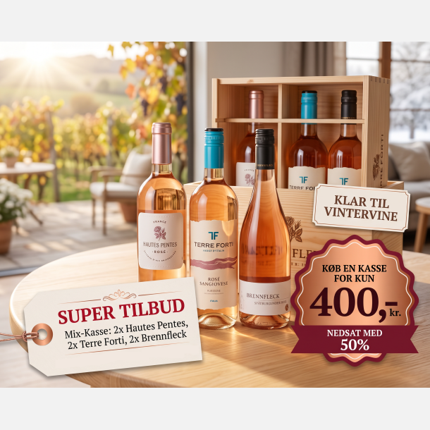 🌸 Ros� udsalgskasse - 50% Rabat 🍷